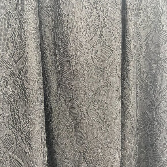 BCBGeneration Black Lace Strappy Sleeveless Shift Dress Size Medium - Picture 5 of 7